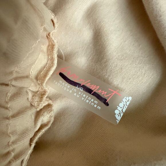 Free People jumpsuit one-piece onesie romper stretchy casual Large - Picture 9 of 11